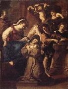 Giovanni Francesco Barbieri Called Il Guercino The Vistion of St.Francesca Romana painting